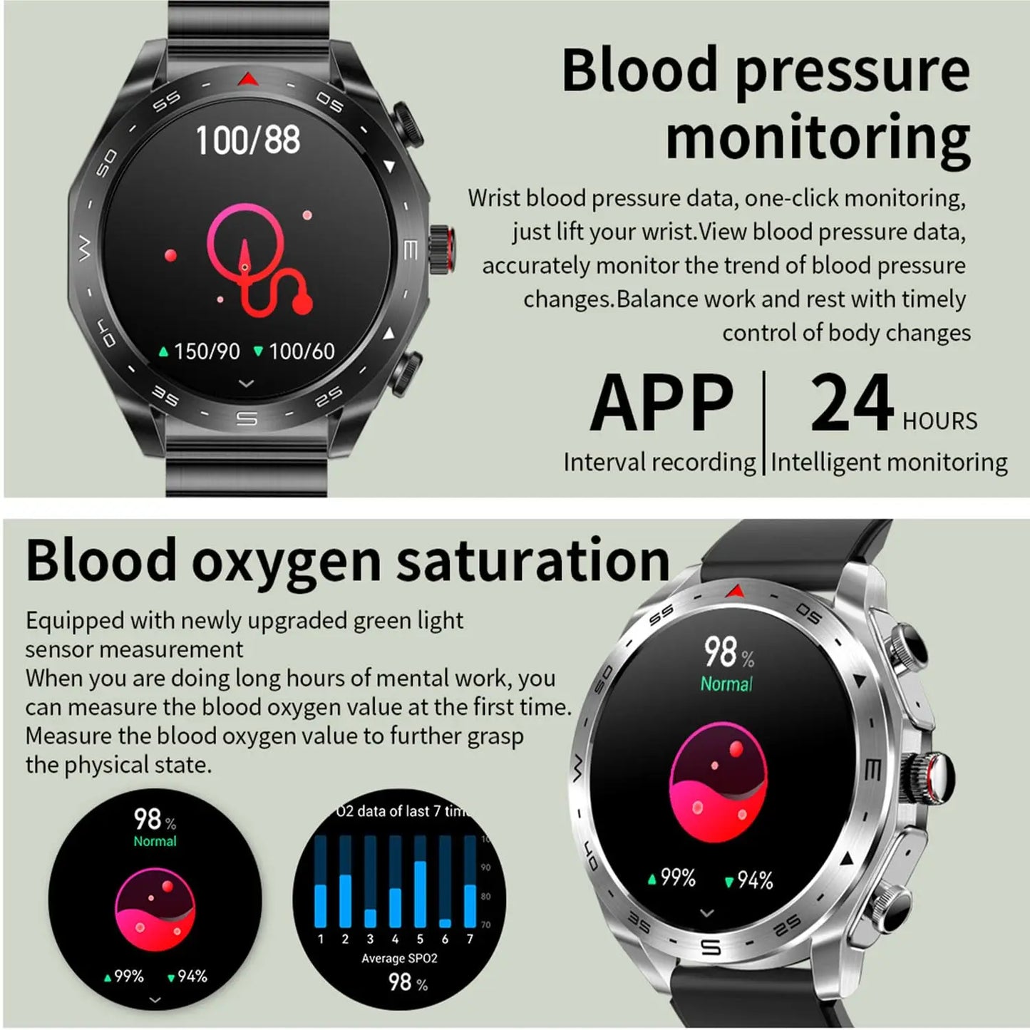 2024 New Smart Watch TWS 2-in-1 Bluetooth Earphones AI Voice SIRI Wake Up Motion Trajectory Tracker Men's and Women's Smartwatch