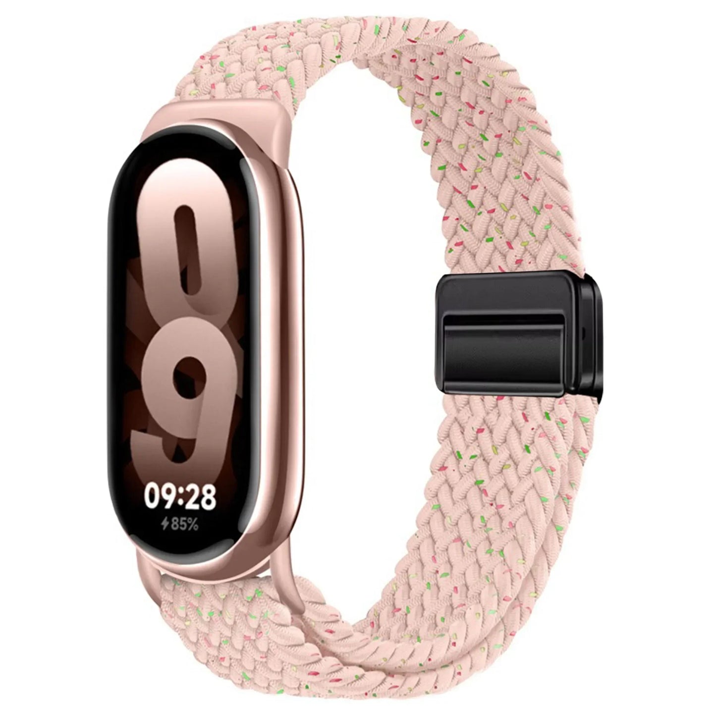 Braided Loop Strap For Xiaomi Band 9 8 Magnetic Buckle Mi band 9 Nylon Bracelet Comfortable Wristband For Mi Band 10 Accessories