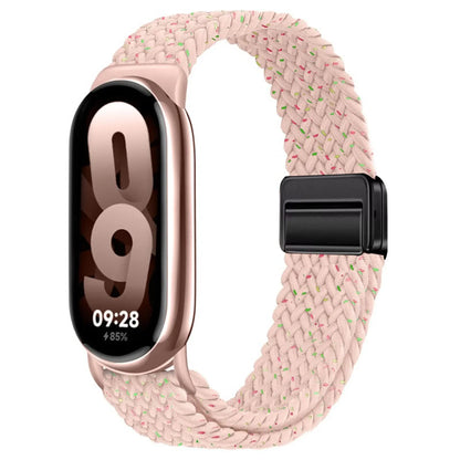 Braided Loop Strap For Xiaomi Band 9 8 Magnetic Buckle Mi band 9 Nylon Bracelet Comfortable Wristband For Mi Band 10 Accessories