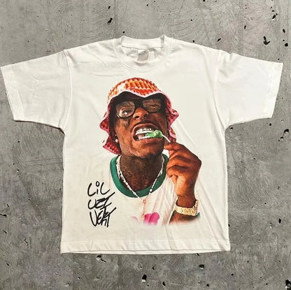 2025 Women Vintage Top Hip Hop Streetwear Tshirt Short Sleeve Casual Clothing Summer Fashion Trendy Nostalgic Retro Tee