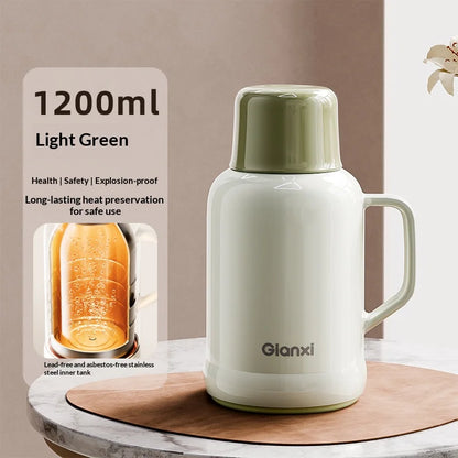 Gianxi Insulated Pot Stainless Steel Large Capacity Hot Water Bottle 2025 New Small Warm Pot Dormitory Student Warm Bottle