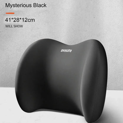Top Car Headrest Auto Lumbar Pillow Neck Support Seat Travel Guard Travel Guard Soft Friendly Comfortable Anti-static Pillow