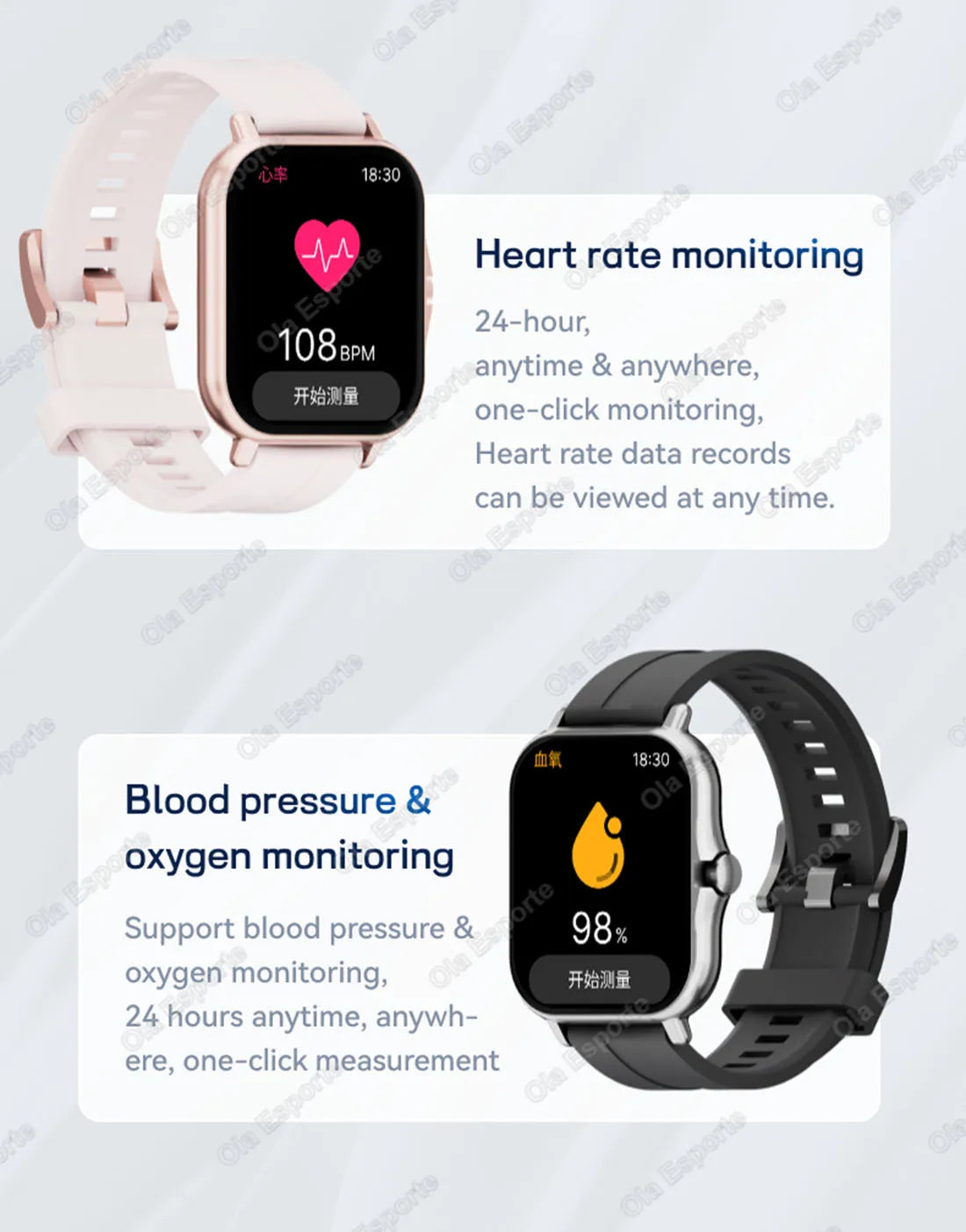 Outdoor Sports Smart Watch Wireless Calling Information Reminder Wallpaper Change Men's and Women's Waterproof Smartwatch 2025