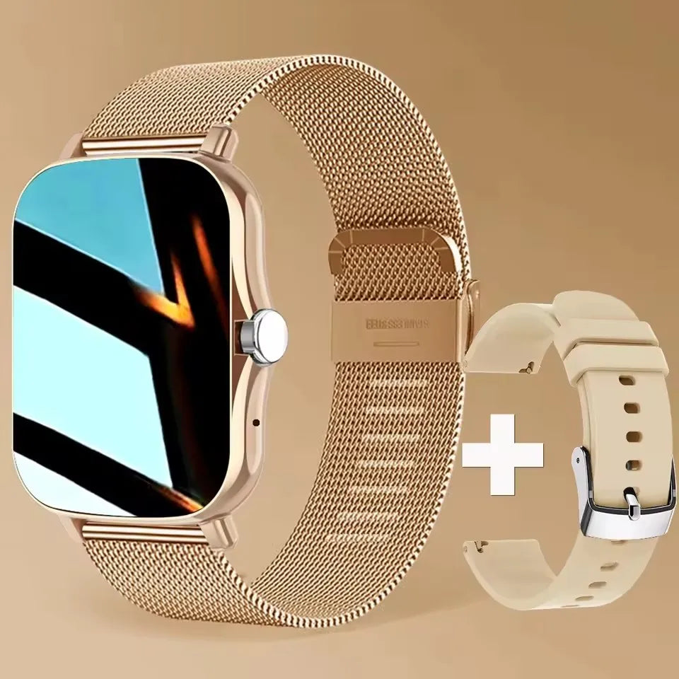 2025 Smart Watch 2.01 Inch HD Display Bluetooth Call Message Preview Sport Modes DIY Dial Weather Forecast Watches For Men Women