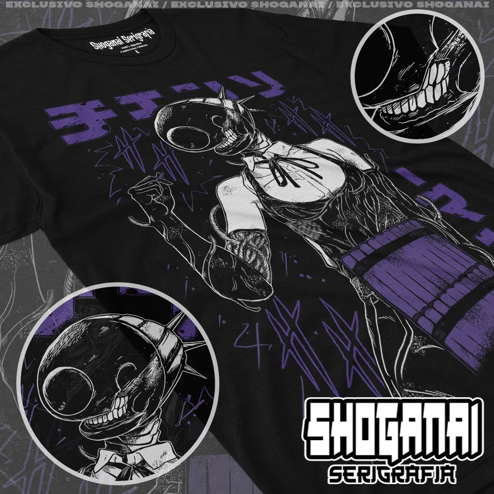 Chainsaw Man Peripherals T-shirt reze print tees Comfortable Oversized men women tops streetwear hip hop fashion Short sleeves