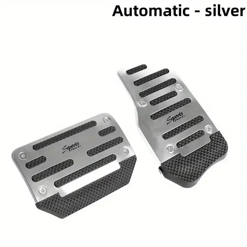 Automotive pedal aluminum alloy universal type modified brake accelerator clutch aluminum alloy pedal anti-skid pad