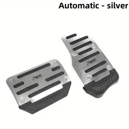 Automotive pedal aluminum alloy universal type modified brake accelerator clutch aluminum alloy pedal anti-skid pad