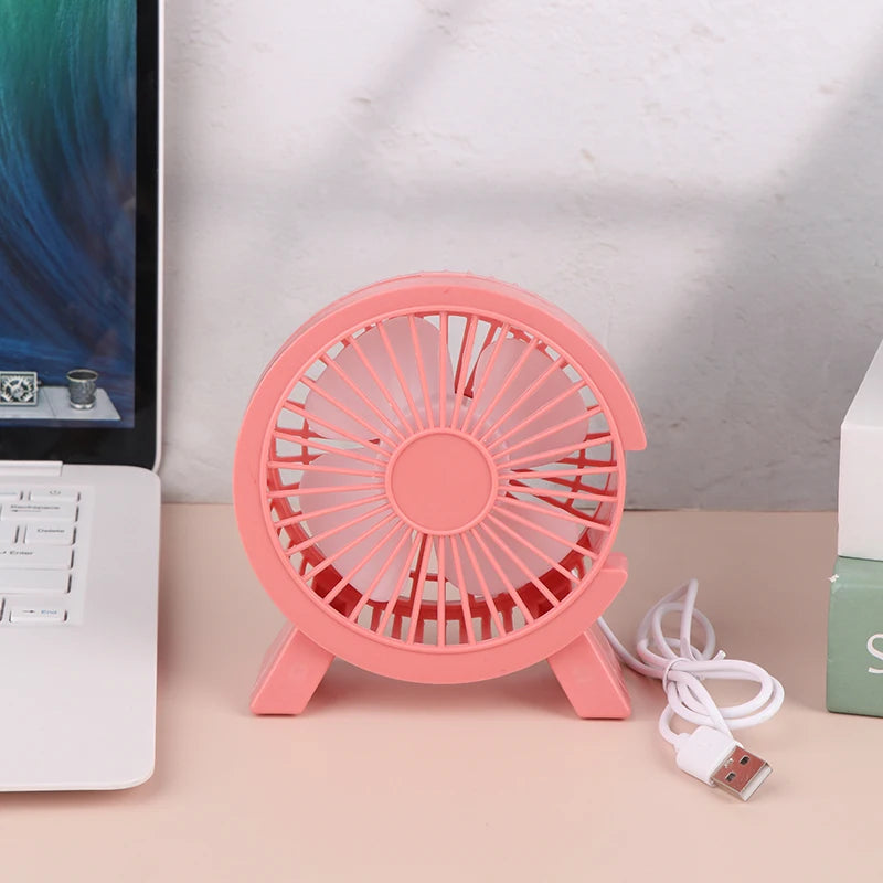 1 Piece Home Outdoor Desktop Cooler Electric Mini Fan Portable Cooling For Laptops Silent USB Fan Camping Air Mini Appliances