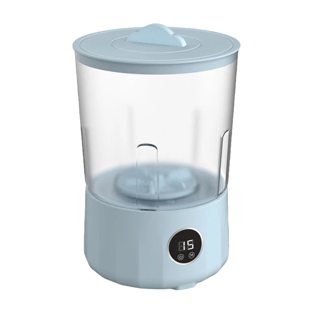 Portable Mini Washing Machine USB Rechargeable Laundry Washer Cordless Washing Machine for Underwear Socks