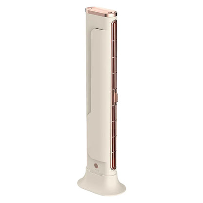 Bladeless Fan Adjustable Vents Air Condition Fan 3 Speed Quiet Desktop Cooling Fan Space-Saving Oscillating Fan for Home Bedroom