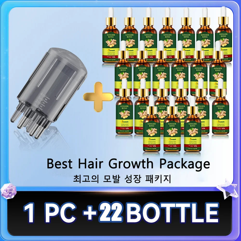 98% of buyers buy again, have more and more hair, say goodbye to baldness, thick hair,Hot selling product