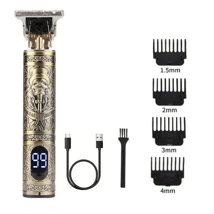 Pure metal body T9 high quality hairdresser hair salon professional razor household shaving small appliances send gift box