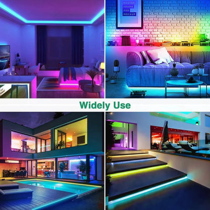 Tuya Smart Life Neon Strip Light DC12V RGB Flexible Led Neon Tape Light for Home Party Decor DIY, Work with Alexa Google Home