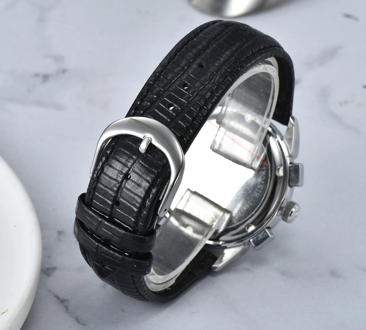 Hot Selling New Fashion Luxury Brand Watch Leather Strap Quartz Watch Business Casual Men's Watch
