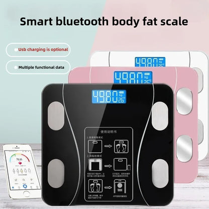 Smart body fat scale, weight scale, fat charging model, precise home weight scale, human body scale, small electronic scale