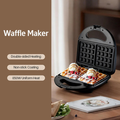 Professional Electric Non-stick Waffle Maker Multifunction Kitchen Appliance for Cooking Breakfast Waffles Iron Pan