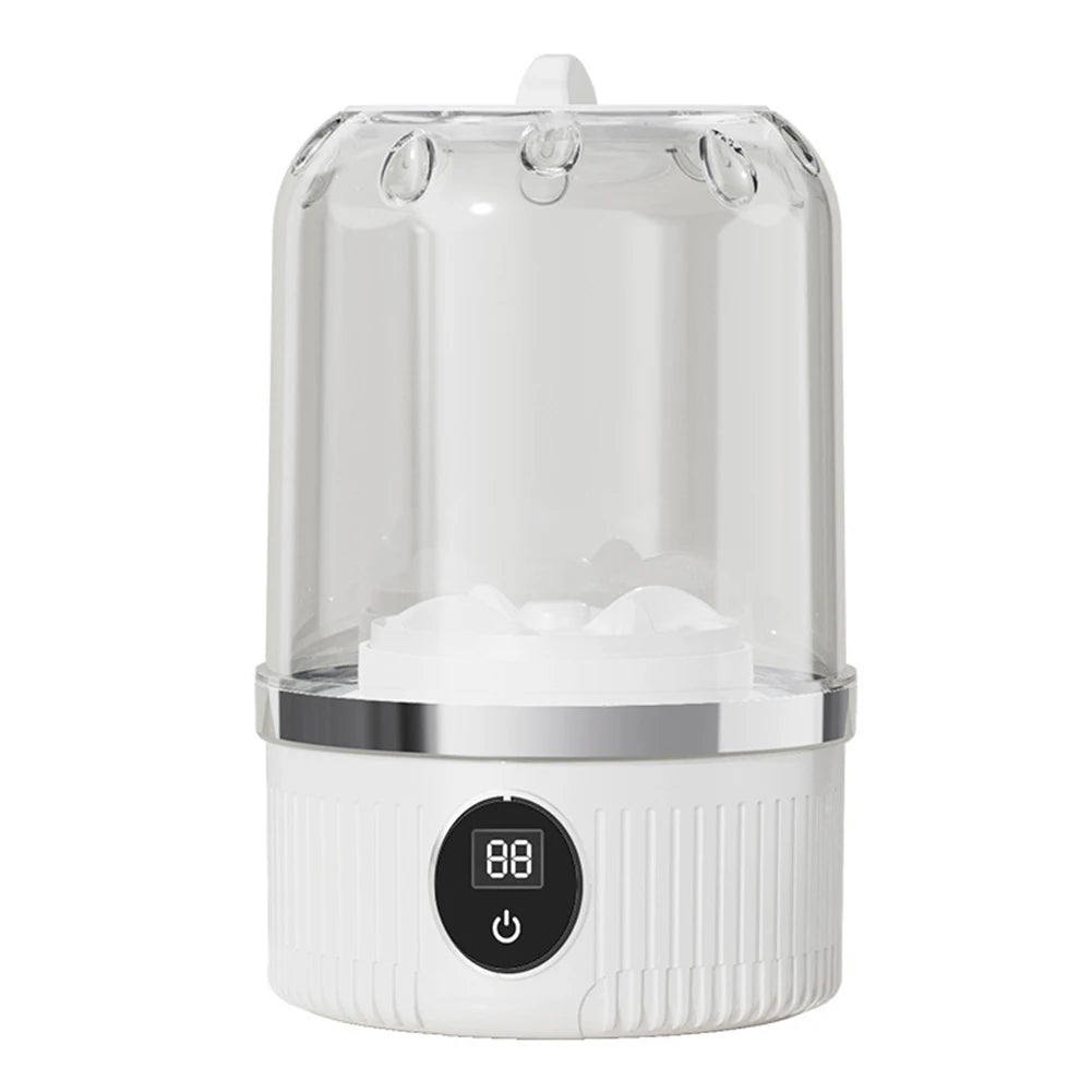 Cordless Small Washing Machine with Laundry Cup Portable Washing Machine Mini Special Washer for Travel Home and Dormitory