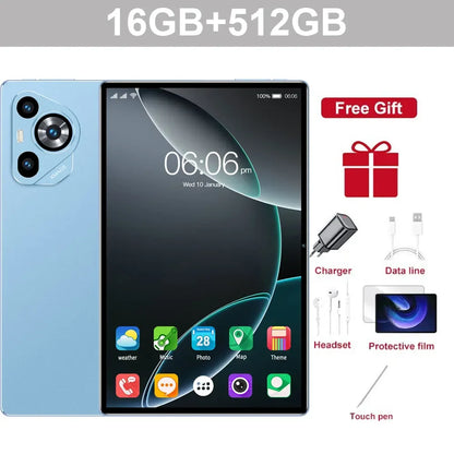 New Tablet Pad 16 Pro 11 inch Android 22GB+2TB Tablets 20000mah Battery Global Version 4G 5G Dual SIM WIFI Tab Kids MI Tablet PC
