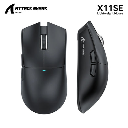 ATTACK SHARK X11SE Wireless Gaming Mouse 63g Lightweight Tri-Mode Bluetooth Wired PAW3311 22000 DPI for Office & Home Use