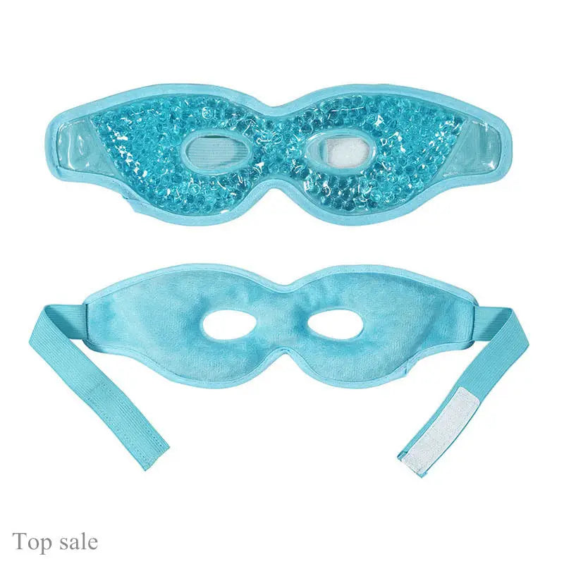 Cooling Gel Eye Mask with Eye Holes Cold Eye Packs for Puffiness & Swelling Reusable Hot Cold Compress Heat Ice Gel Pack