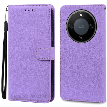 Magic8 Lite Case For Honor Magic 8 Lite Case Wallet Leather Flip Cover For Honor Magic8 Lite Case Book Cell Phone Cover Fundas