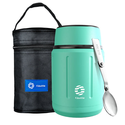 Fjbottle Food Thermos Vacuum Lunch Box 316 Stainless Steel  Lunch Container 750ML Free Spoon