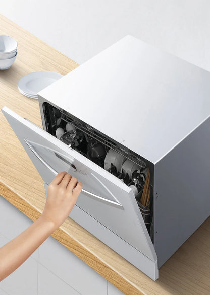 52L Fully Automatic Built-in Dishwasher with Intelligent Wash Sterilization Hot Air Drying Stainless Steel Tub Lave Vaiselle