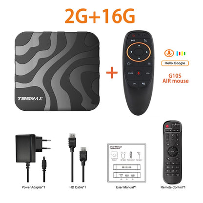T95 MAX Android 16 Smart TV Box Allwinner H618 64G 128G ROM 2.4G&5G Dual Wifi 4K 8K HDR10+ BT5.0 Voice Media Player Set Top Box