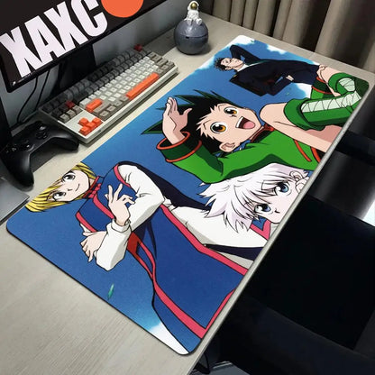 Mouse Pad Gamer Home New HD XXL MousePads Desk Mats Hunter x Hunter Natural Rubber Anti-slip Office Carpet Gamer Mice Pad