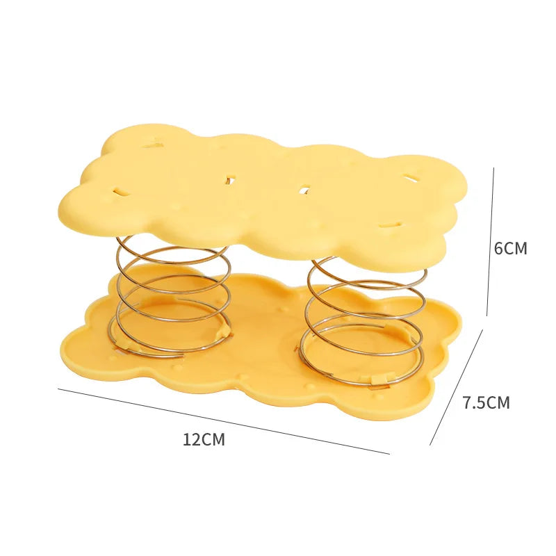 1/2pcs Tissue Box Tissue Dispenser Spring Automatic Lift Spring Loaded Tissue Box Office Home Kitchen Toilet Bracket Organizer