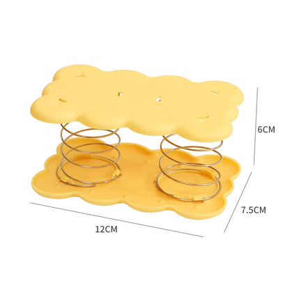 1/2pcs Tissue Box Tissue Dispenser Spring Automatic Lift Spring Loaded Tissue Box Office Home Kitchen Toilet Bracket Organizer