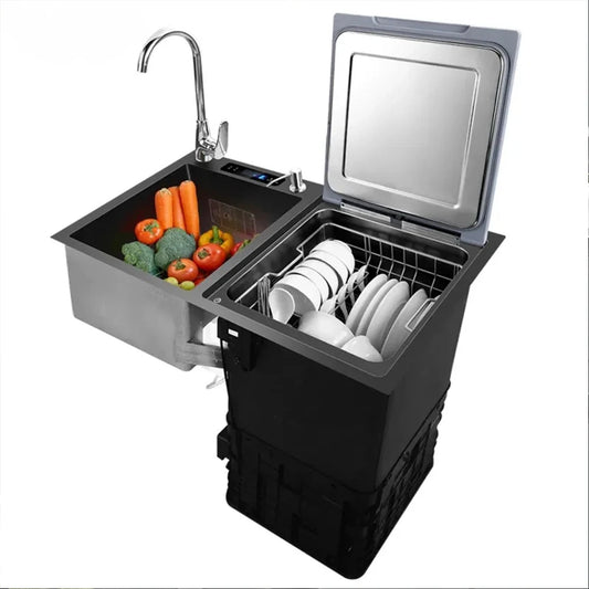 Integrated Sink Dishwasher Hot Design Dishwasher Sink Integrated 8 Sets Of Fully Automatic Household Purification Ultrasonic