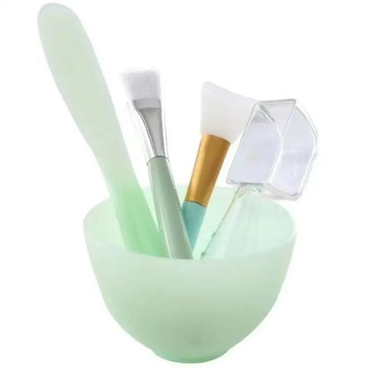 Face Skin Care Tool Set Silicone Facial Mask Brushes Beauty Salon Bowl Spoon Mask Mud Film Brush Skin Care DIY Beauty Tools