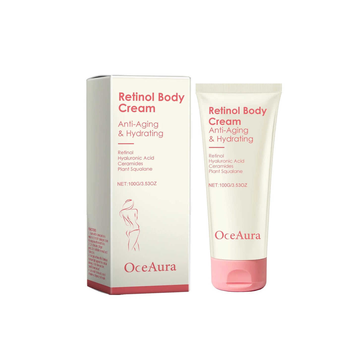 Retinol Firming Body Cream Anti-Wrinkle Tightening Improve Sagging Skin Remove Cellulite Nourish Lift Firming Moisturizing Cream