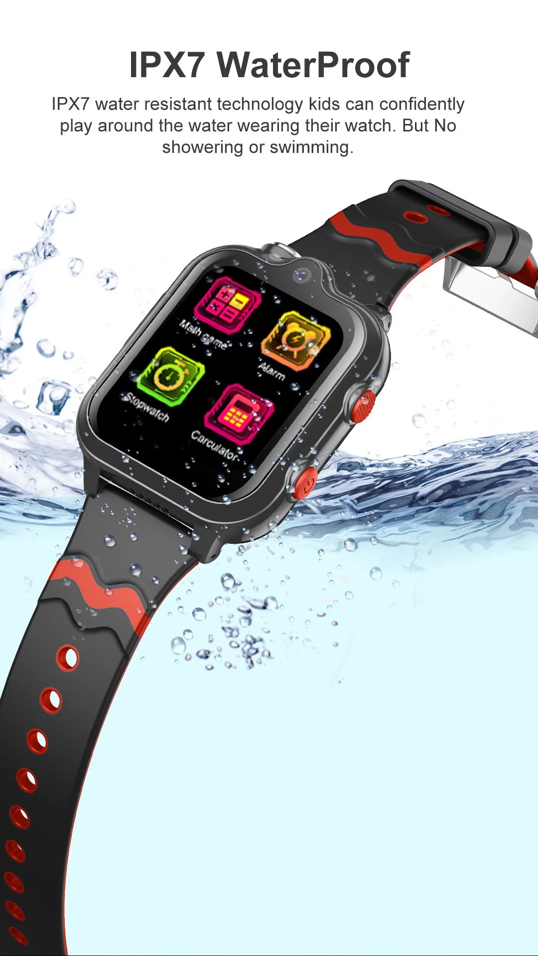 2025 New Smart Watches 4G Kids GPS AGPS LBS SOS Music Playback Dual Camera Smartwatch Waterproof 900mAh Boy Girl Children Gift