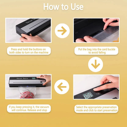 Food Vacuum Sealer is A Kitchen Appliance That Can Be Used to Seal And Store Food for Long-Lasting Freshness And Mold Prevention