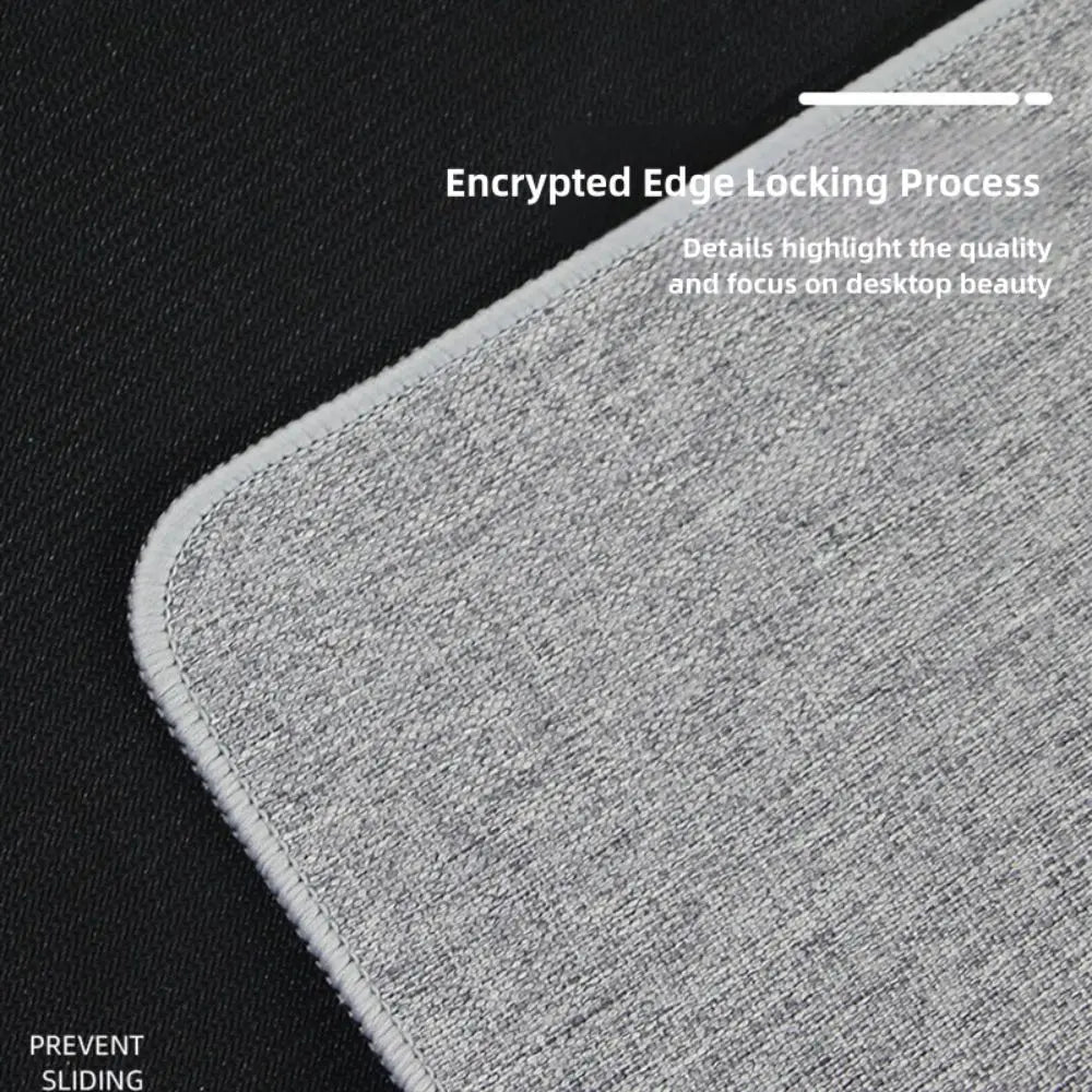 New Modern Linen Mouse Pad Rubber Waterproof Keyboard Mice Mat Leather 80*30cm Computer Laptop Mousepad Home Office