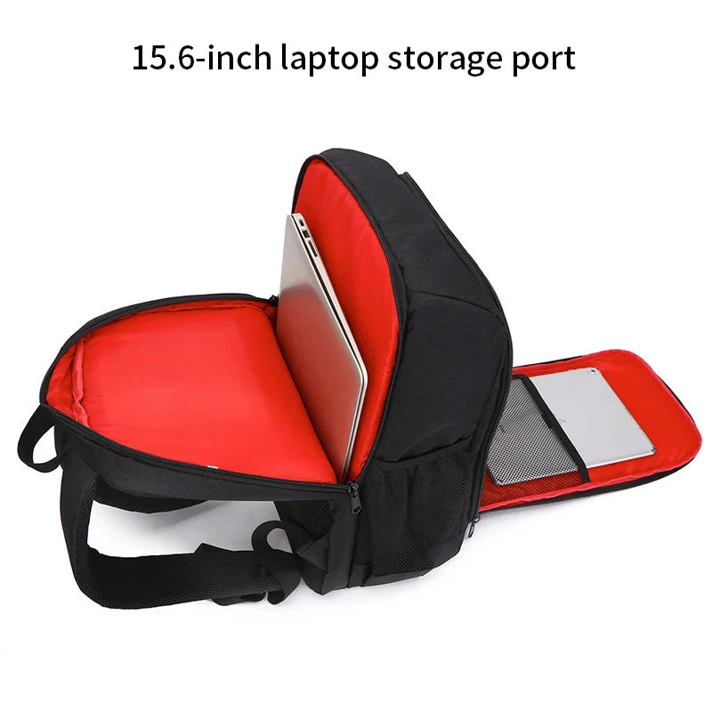 SLR digital camera backpack outdoor large capacity SLR camera bag 15.6-inch laptop backpack can accommodate SLR cameras and mult
