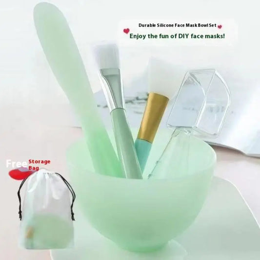 Face Skin Care Tool Set Silicone Facial Mask Brushes Beauty Salon Bowl Spoon Mask Mud Film Brush Skin Care DIY Beauty Tools