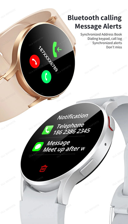 Smartwatch Women Watch 6 Health Monitoring Watch Waterproof Voice Assistant Bluetooth Call Smart Watch 2025 New