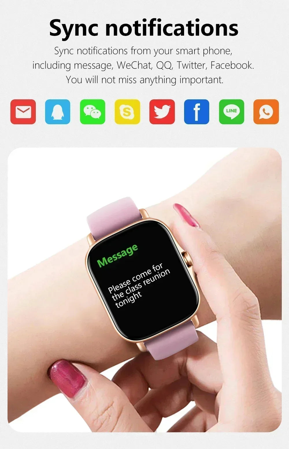 Smart Watch Android Phone 1.47'' Inch Color Screen Bluetooth Call Blood Oxygen/Pressure Monitoring Smart Watch Women Men