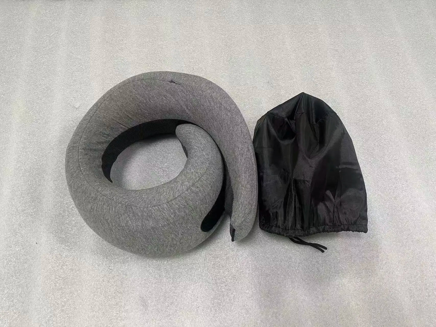 Travel Neck Pillow Car Neck Memory Foam Pillow U-Shaped Portable Auto Headrest Pillow Adjustable Traveling Sleeping Neck Pillow