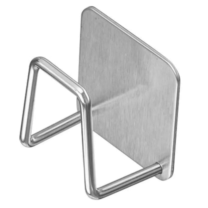 Stainless Steel Rack Kitchen Sink Sponges Drain Drying Sponges Hanger Self Adhesive Hook Holder Kitchen Racks Support Holders