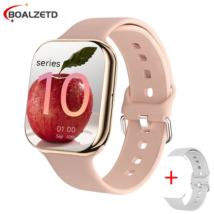 2025 New for Watch 10 Smart Watch Men HD AMOLED Music 3D Surround Health monitoring Bluetooth Call Waterproof Woman smart watchs
