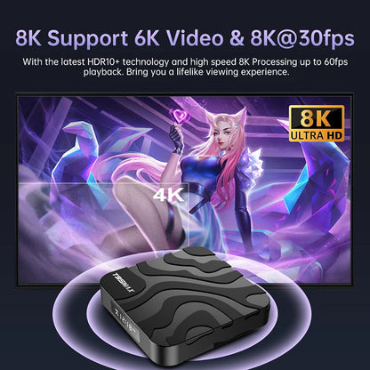 T95 MAX Allwinner H618 Smart TV Box Android 12 2.4G/5G Dual Wifi Quadcore 8GB16GB32GB64GB 8K Ultra HD Media Player Set Top Box