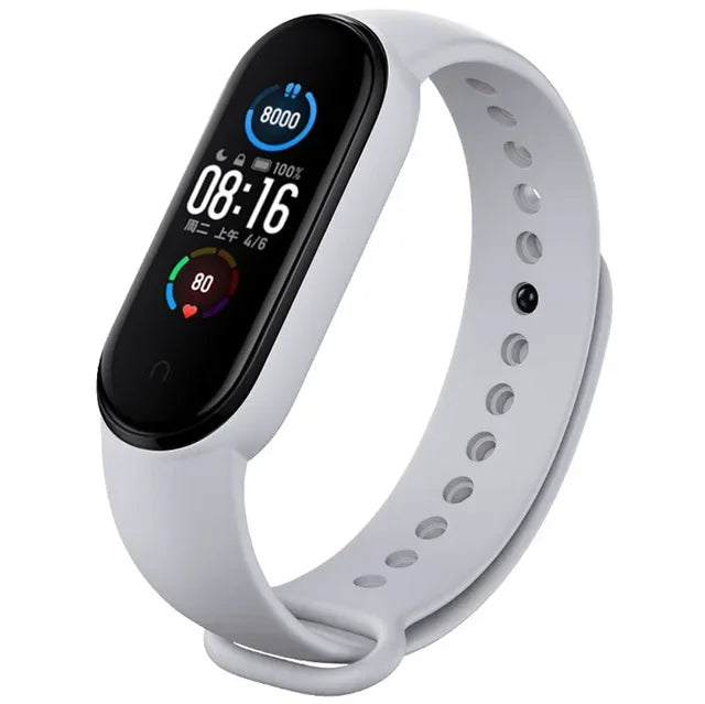 Silicone Watch Straps For Xiaomi Mi Band 7 6 5 4 3 Wristband sport Bracelet Wrist MiBand 3/4 band5 band6 Smartwatch Accessories