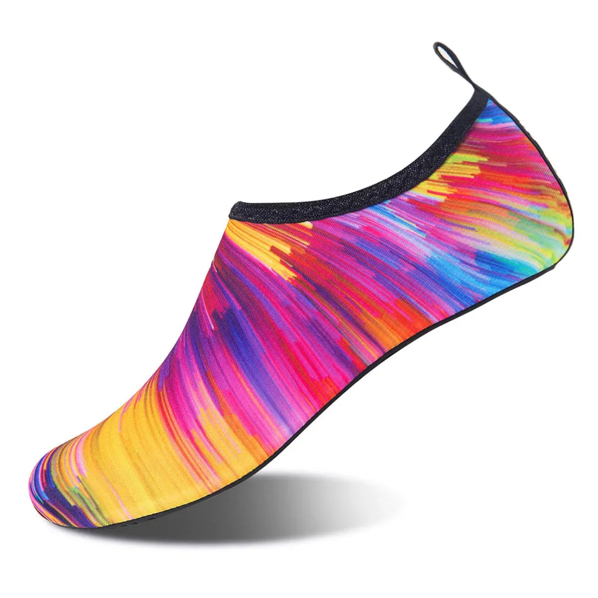 Beach Sock Barefoot Shoes Unisex Water Shoes Men Women Swimming Upstream Sneaker Quick Dry Light Yoga Aqua Shoe Striped Colorful