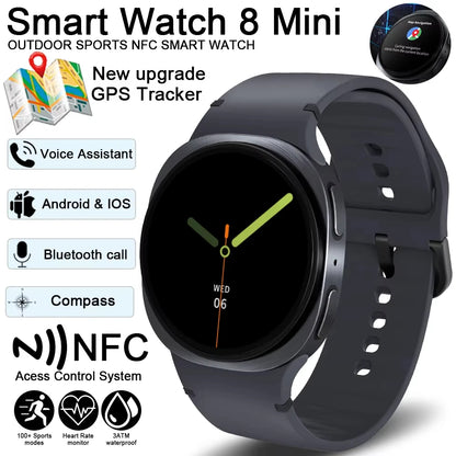 2026 New Galaxywatch Ultra 8 Ladies SmartWatch Compass IP68 waterproof BT Call GPS map navigation Men SmartWatch For Android IOS