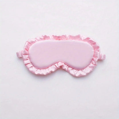 Imitated Silk Eye Patch Shading Sleep Eye Mask Eyepatch Travel Relax Cover Eyeshade Health Sleeping Shield Eye Care Tools