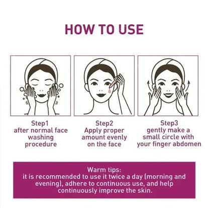 Facial Anti-Wrinkle Serum Fade Fine Lines Anti-Aging Whitening Moisturizing Remove Freckles Brighten Facial Skin Care